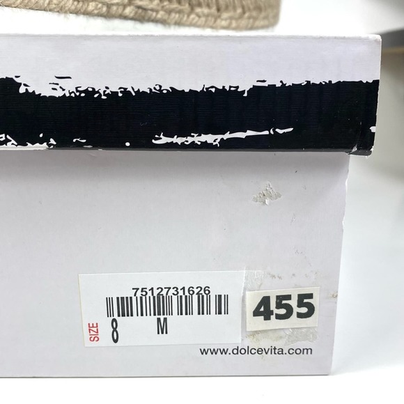 DOLCE VITA ISMERELDA SNAKE PRINT TAN AND WHITE ESPADRILLE SANDAL WOMEN’S SIZE 8M - Picture 9 of 12